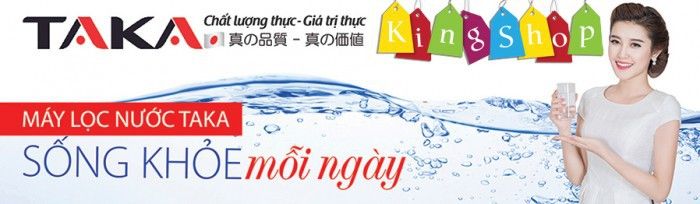 Banner máy lọc nước Taka