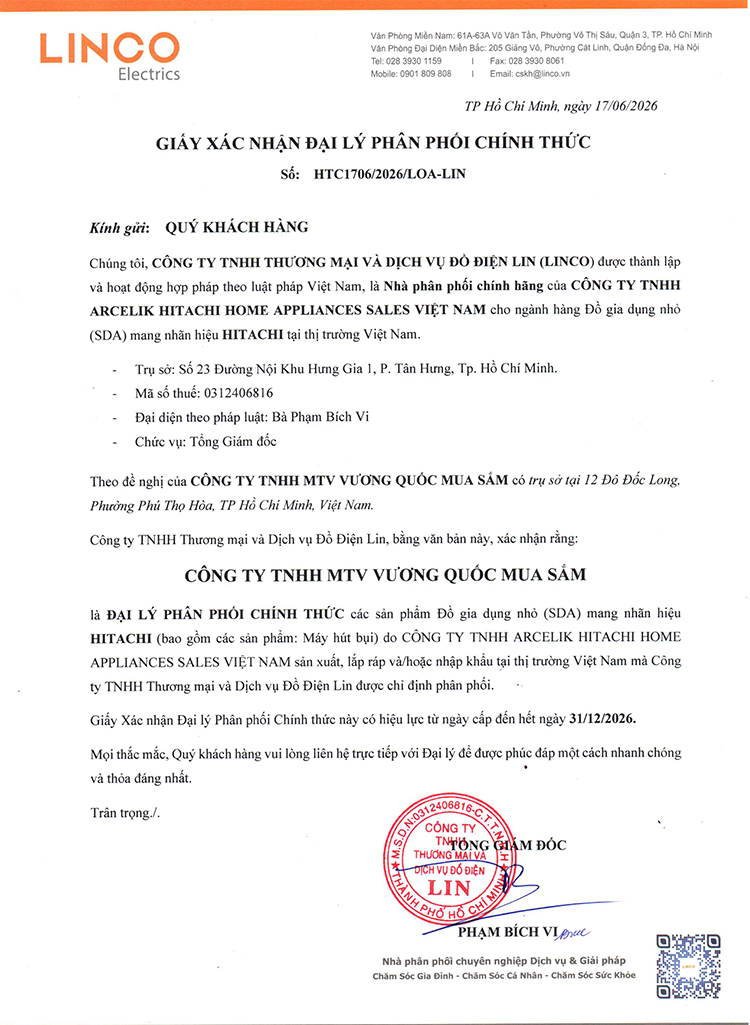 KingShop.vn – Đại lý phân phối chính thức sản phẩm gia dụng Hitachi tại Việt Nam